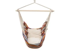Best AMANKA Hängesessel inkl. 2 Kissen bis 120 kg 130 x 95 cm Bunt Multicolor