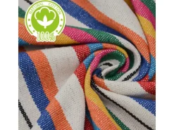 Best AMANKA Hängesessel inkl. 2 Kissen bis 120 kg 130 x 95 cm Bunt Multicolor