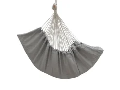 AMANKA Hängesessel inkl. Kissen bis 150 kg 330 x 120 cm Grau