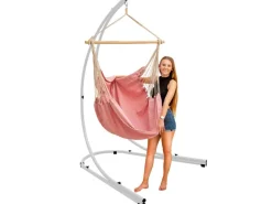 Sale AMANKA Hängestuhlgestell bis 150 kg Belastbar - 210 cm Hoch Hellgrau