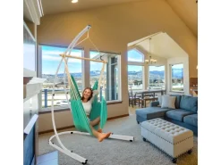 Sale AMANKA Hängestuhlgestell bis 150 kg Belastbar - 210 cm Hoch Hellgrau