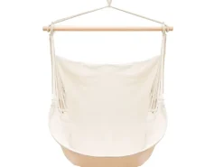 Hot AMANKA XL-Hängesessel bis 100 kg Belastbar 155 x 125 cm Beige