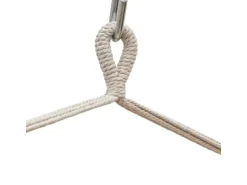 Hot AMANKA XL-Hängesessel bis 100 kg Belastbar 155 x 125 cm Beige