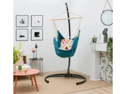 AMANKA XL-Hängesessel bis 100 kg Belastbar 155 x 125 cm Petrol