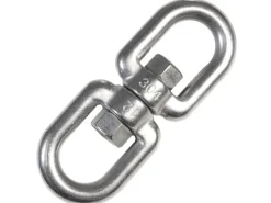 Discount AMANKA XL-Hängesessel Drehwirbel 10 x 125 mm bis 420 kg Silber