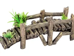 Aquarium-Dekofigur Brücke Holz