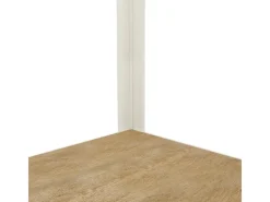 New AR Shelving Eckregal Rivet D-Carbon Style 150 x 70 x 40 cm Grauweiß FSC®