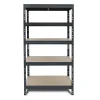 AR Shelving Rivet Schwerlastregal 180 x 90 x 60 cm 5 Böden Anthrazit FSC®