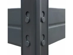 Best AR Shelving Rivet Schwerlastregal 180 x 150 x 45 cm 5 Böden Anthrazit FSC®