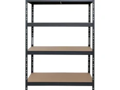 Best AR Shelving Schwerlast-Steckregal Rivet L 180cm x 120cm x 45cm 4B FSC® Anthrazit