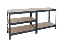 AR Shelving Schwerlast-Steckregal Rivet M 180cm x 90 cm x 40cm 5B FSC®