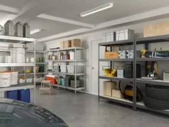 AR Shelving Schwerlast-Steckregal Rivet M 180cm x 90 cm x 40cm 5B FSC®