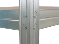 AR Shelving Schwerlast-Steckregal Rivet 180 cm x 90 cm x 45 cm 4 Böden