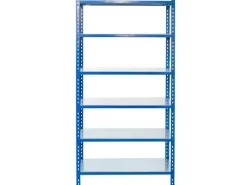 New AR Shelving Steckregal Blau & Verzinkt 250 x 80 x 40 cm 6 Böden 180 kg