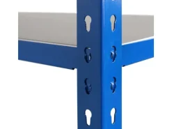 Online AR Shelving Steckregal Blau & Verzinkt 250 x 60 x 30 cm 4 Böden 180 kg