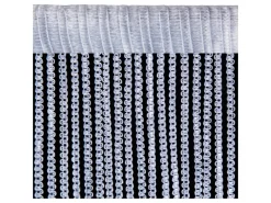 Arsvita Fadenvorhang Metall Optik Gardine Vorhang Lurex Universalband 140 cm x 250 cm