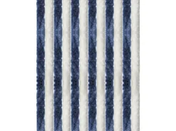 Arsvita Flauschvorhang Flauschgardine Vorhang 120 cm x 200 cm Unistreifen Hellgrau Weiß