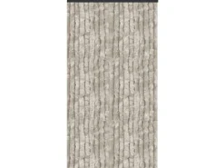 New Arsvita Flauschvorhang Flauschgardine Vorhang 56 cm x 185 cm Unistreifen Grau