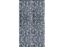 Best Arsvita Flauschvorhang Flauschgardine Vorhang 100 cm x 200 cm Meliert Blau Weiß Silber