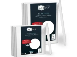 Artina Akademie Keilrahmen 30x40cm 5 + 20x20cm 5 FSC 10tlg