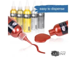 Artina Metallic Crylic Acrylfarbenset 6x150 ml