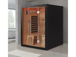 Artsauna Infrarotkabine Helsinki 150 mit Dual Technology Schwarz