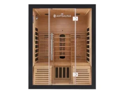 Artsauna Infrarotkabine Helsinki 150 mit Dual Technology Schwarz