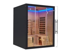 Artsauna Infrarotkabine Helsinki 150 mit Dual Technology Schwarz
