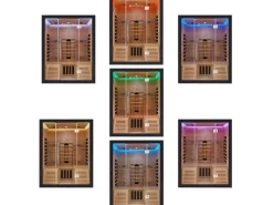 Artsauna Infrarotkabine Helsinki 150 mit Dual Technology Schwarz