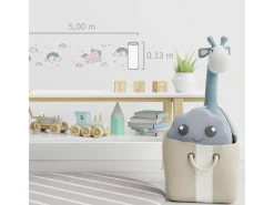 Outlet AS-Creation A.S. Création Borte selbstklebend Einhörner 5 m x 13 cm Rosa-Weiß