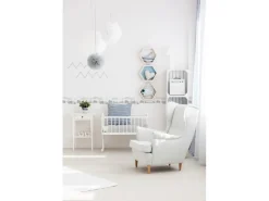 AS-Creation A.S. Création Borte selbstklebend Elefanten Kinderzimmer 5 m x 15 cm Weiß-Grau