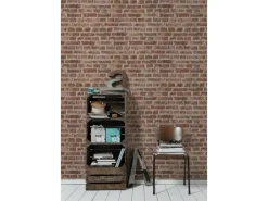 New AS-Creation A.S. Création Papiertapete Designbook Ziegelstein Rot-Braun FSC®