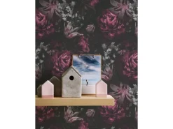 AS-Creation A.S. Création Vliestapete Blumen Lila Schwarz