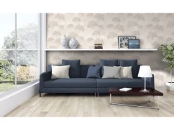 AS-Creation A.S. Création Vliestapete Designbook Ginkgoblatt Beige-Silber FSC®