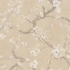 Best AS-Creation A.S. Création Vliestapete Floral Creme Braun Weiß Metallic 10,05 m x 0,53 m