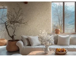 Best AS-Creation A.S. Création Vliestapete Floral Creme Braun Weiß Metallic 10,05 m x 0,53 m