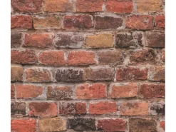 Outlet AS-Creation A.S. Création Vliestapete Ziegelsteinmauer Used Look Rot 10,05 m x 0,53 m Braun-Rot