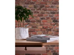 Outlet AS-Creation A.S. Création Vliestapete Ziegelsteinmauer Used Look Rot 10,05 m x 0,53 m Braun-Rot
