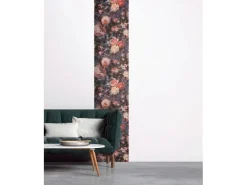 Discount AS-Creation AS Creation Tapete Pop Up Panel Selbstklebend Blumen 250 x 52 cm Blau-Rosa FSC®