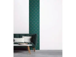 AS-Creation AS Creation Tapete Pop Up Panel Selbstklebend Retro 250 x 52 cm Petrol-Gold FSC®