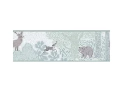 AS-Creation A.S. Creation Vlies-Bordüre Waldtiere 5 m x 0,17 m Grün-Weiß-Braun FSC®