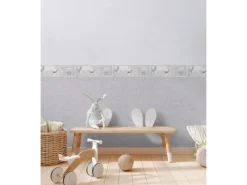 AS-Creation A.S. Creation Vlies-Bordüre Waldtiere 5 m x 0,17 m Braun-Creme-Weiß FSC®