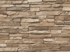 AS-Creation A.S. Creation Vliestapete Dekora Natur 6 Stein Braun FSC®