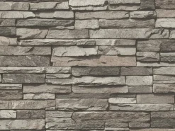 AS-Creation A.S. Creation Vliestapete Dekora Natur 6 Stein Grau FSC®