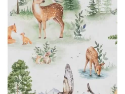 New AS-Creation A.S. Creation Vliestapete Waldtiere 10,05 m x 0,53 m Grün-Braun-Beige FSC®