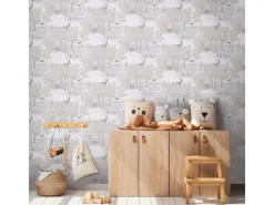 Outlet AS-Creation A.S. Creation Vliestapete Waldtiere 10,05 m x 0,53 m Braun-Creme FSC® Creme-Braun