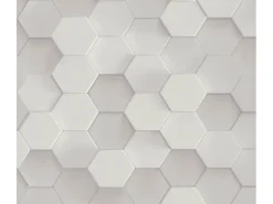 AS-Creation 3D-Panel Pop up Grafikmuster 250 cm x 52 cm Grau-Weiß