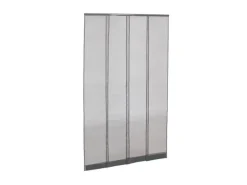 Best Avosdim Insektenschutz Lamellenvorhang 130cm x 230cm Grau