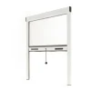 Avosdim Insektenschutzrollo für Fenster Aluminium 100cm x 160cm Weiß