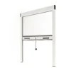 Avosdim Insektenschutzrollo für Fenster Aluminium 80cm x 130cm Weiß